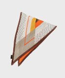 ミモード・ミニプリーツ／幾何学柄／ミニスカーフ