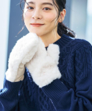 "フェイクファー ミトン"