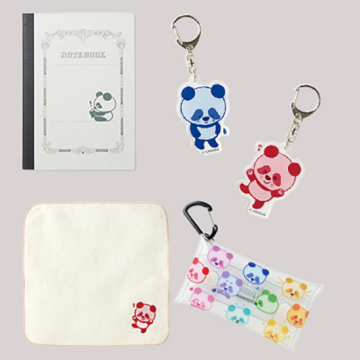 "[にじいろパンダ ルンルン]にじいろパンダ ルンルンセットA"