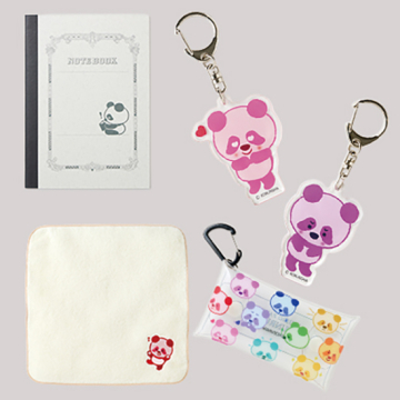 "[にじいろパンダ ルンルン]にじいろパンダ ルンルンセットC"