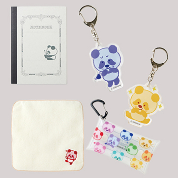 "[にじいろパンダ ルンルン]にじいろパンダ ルンルンセットD"