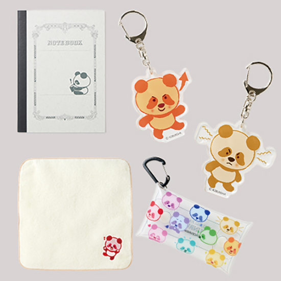 [にじいろパンダ ルンルン]にじいろパンダ ルンルンセットE