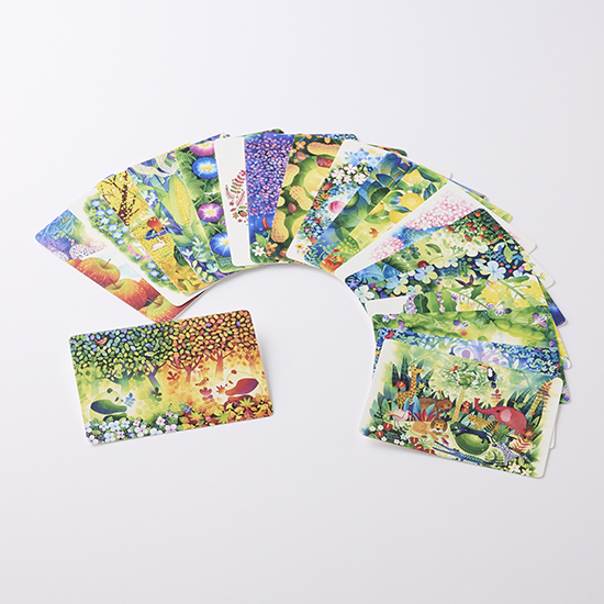 [にじいろパンダ ルンルン]『生きてるってどういうこと?』ポストカードセット