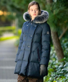 【CLASSY.12月号掲載】ブルーFOXファーナポレオンホワイトグースダウン