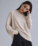 【es】フラッフィーウールVネックニット【洗濯機OK】