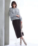 コーデュロイナロースカート【洗濯機OK】