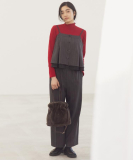 "【2点SET/体型カバー】透け感とレイヤードで大人の遊び心を、ビスチェSET UP"