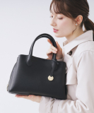 ≪通勤・セレモニー対応≫2WAYカクシボミドルボストンバッグ