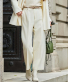 【日本製】ラメ入りツイードパンツ