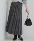 "【着丈選べる/あったか】秘密のある プリーツスカート"