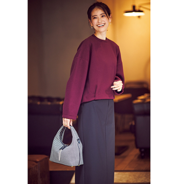 "[DAY by DAY It's international]ふわっと起毛圧縮ジャージ―トップス"