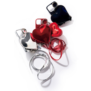 "[ajew]glow heart pocket case"