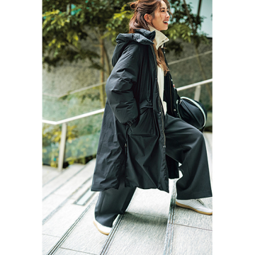 [YOSOOU]2wayカラーミリタリーデザインロングコート