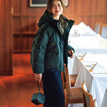 [YOSOOU]フーデッドコクーンジャケット