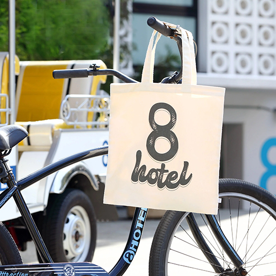 [8HOTEL]8HOTEL×Mart FOOD TEXTILE サステナブルトートバッグ