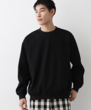 ソロテックスワッフルクルーネック