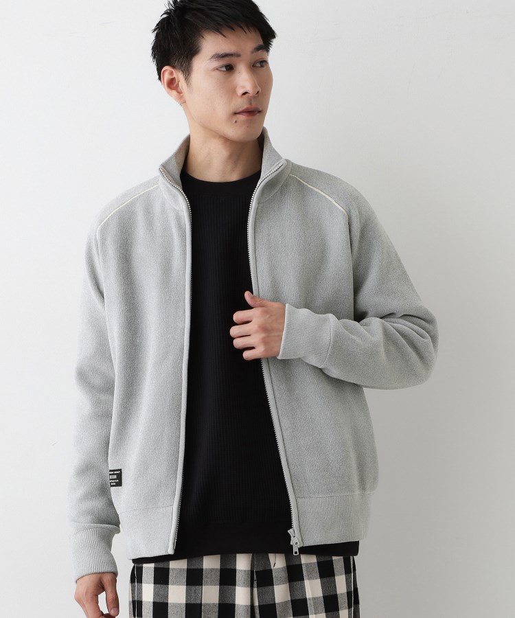 【洗える】モールジップカーディガン