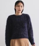 シャギーラメニット【洗濯機OK】