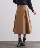 タフタフレアスカート【洗濯機OK】