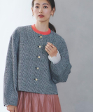 【着映え◎／アームホールゆったり】グレンチェックジャコット