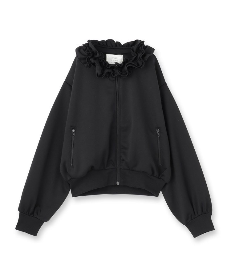 ◆crinkle crinkle crinkle（クリンクルクリンクルクリンクル） frill color track jacket
