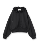 ◆crinkle crinkle crinkle（クリンクルクリンクルクリンクル） frill color track jacket