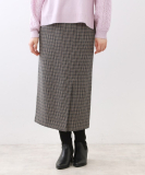 【秋映え◎】千鳥格子風タイトスカート