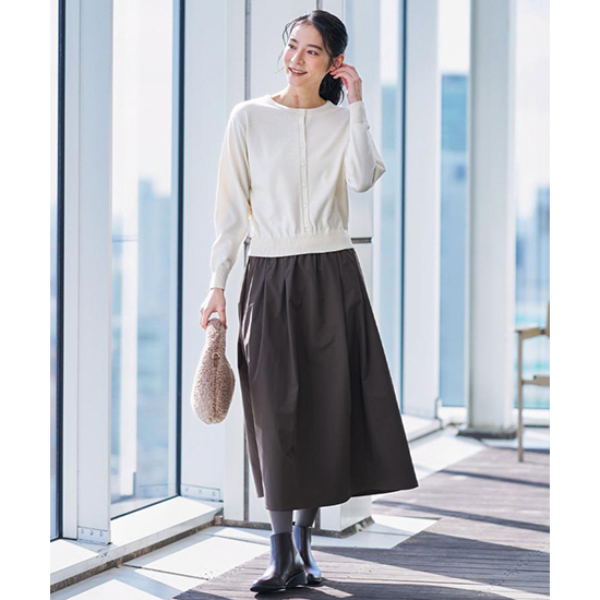 【1枚着/2WAY】ドッキングワンピース