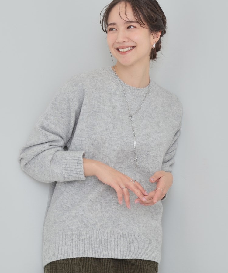 洗濯機可/S-LL】色違いで欲しくなる ふんわりゆるニット | KOBUNSHA