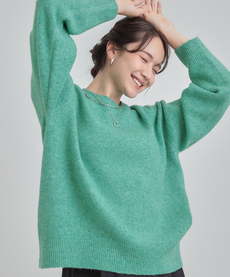 洗濯機可/S-LL】色違いで欲しくなる ふんわりゆるニット | KOBUNSHA