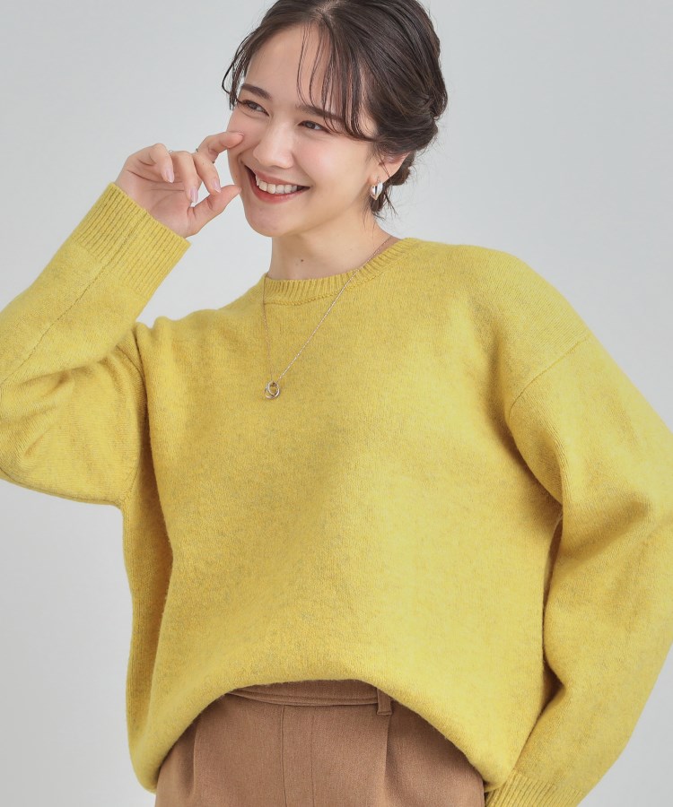 洗濯機可/S-LL】色違いで欲しくなる ふんわりゆるニット | KOBUNSHA