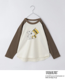"PEANUTS ラグランTシャツ"
