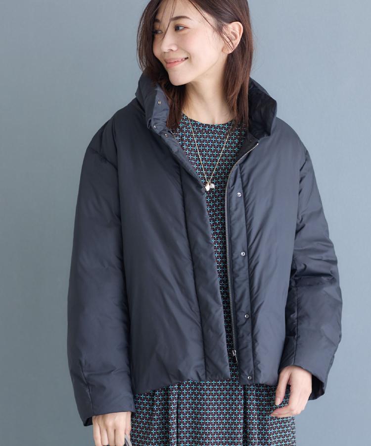 【すっきシルエット】ショート丈ダウンコート