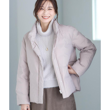 【すっきシルエット】ショート丈ダウンコート