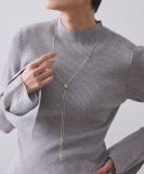 ビジューWスライドネックレス