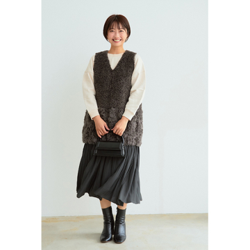 [RISLEY]リバーシブルファーベスト