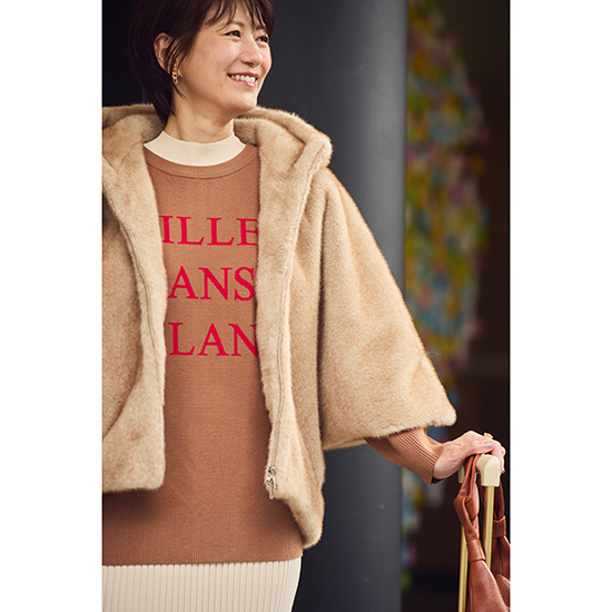 [VOLATA]フェイクミンクジャケット