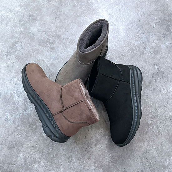 [enchanted]撥水エコファースリッポンブーツ