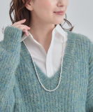 ボールチェーンネックレス