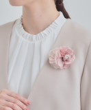 【セレモニー】Wフラワーコサージュ