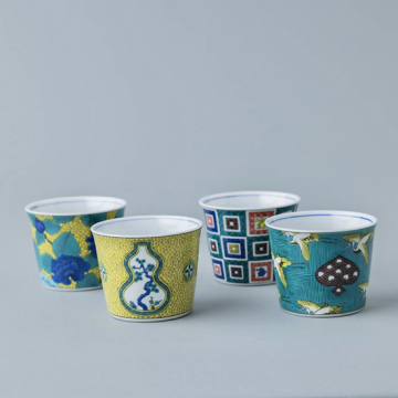 [青郊窯]九谷焼 猪口