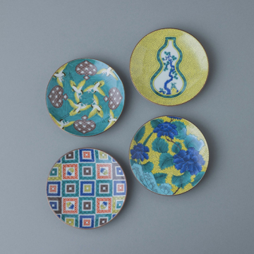 [青郊窯]九谷焼 5号皿