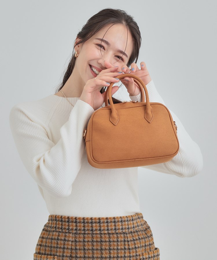 スエード調ボストンバッグ | KOBUNSHA SELECT SHOP | スエード調