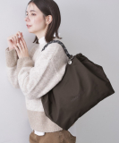 ロープハンドルドロストミドルトートバッグ【軽量／A4サイズ対応】