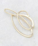 メタルラインブローチ