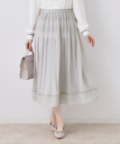 【ハレの日・通勤】マジョリカプリーツスカート