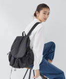 【超軽量／大人カジュアル】収納力◎！ギャザーフォルムリュック