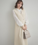 フリンジツイードジャンスカ