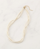 ツイストパール調ネックレス