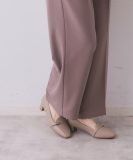 ビット付ヒールローファー